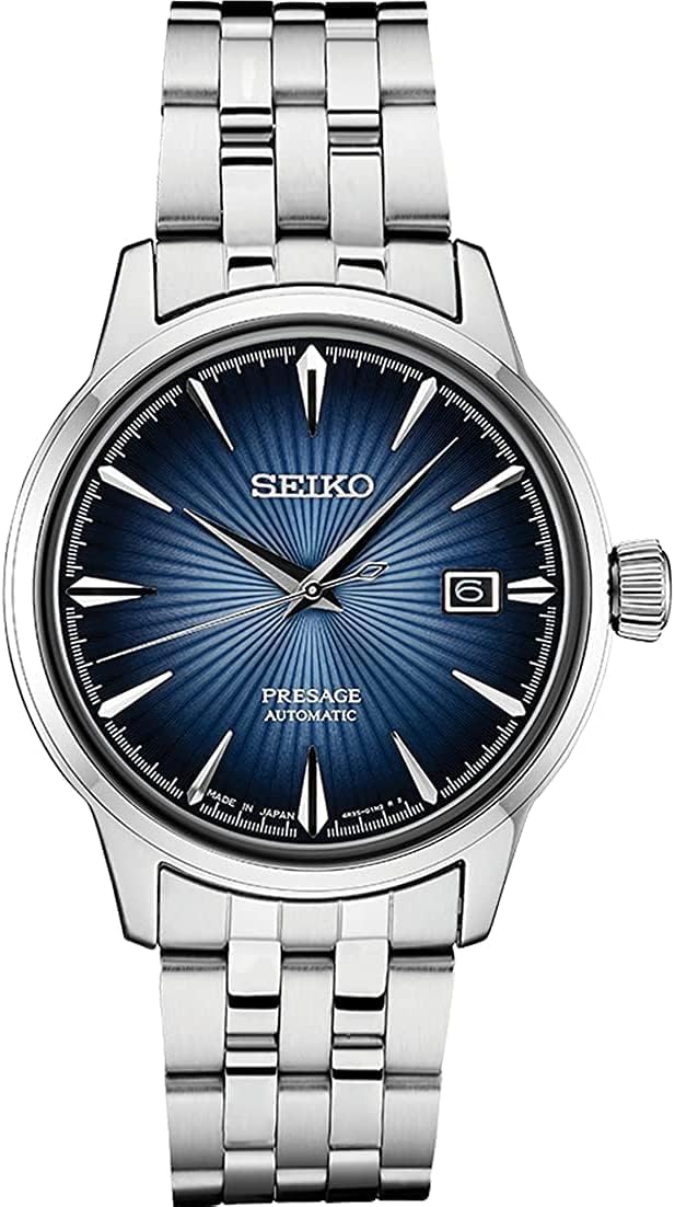 SRPB41-PATTERNED BLUE DIAL