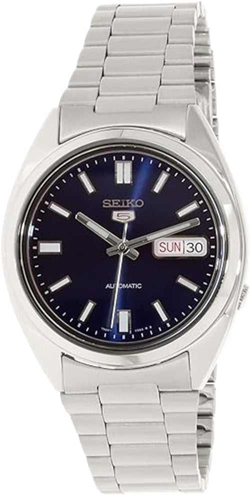Seiko 5 Sports Men's Stainless Watch from the front view