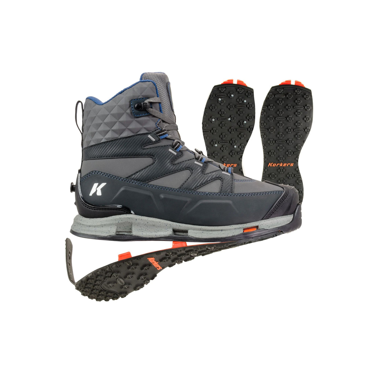 Korkers Bantam Lite with Kling-On and Studded Kling-On Sole