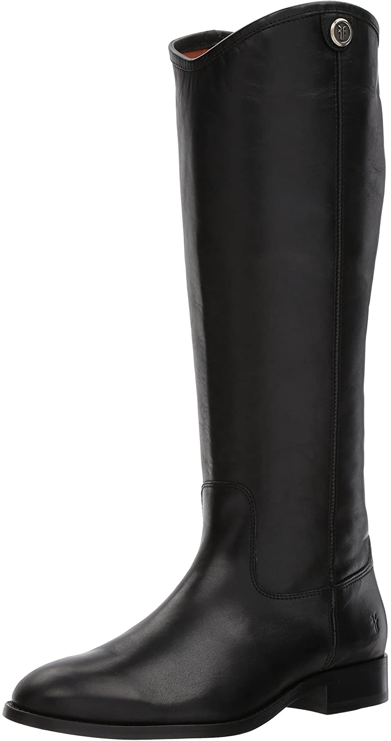 Women's Melissa Button 2 Riding Boot Black from front view