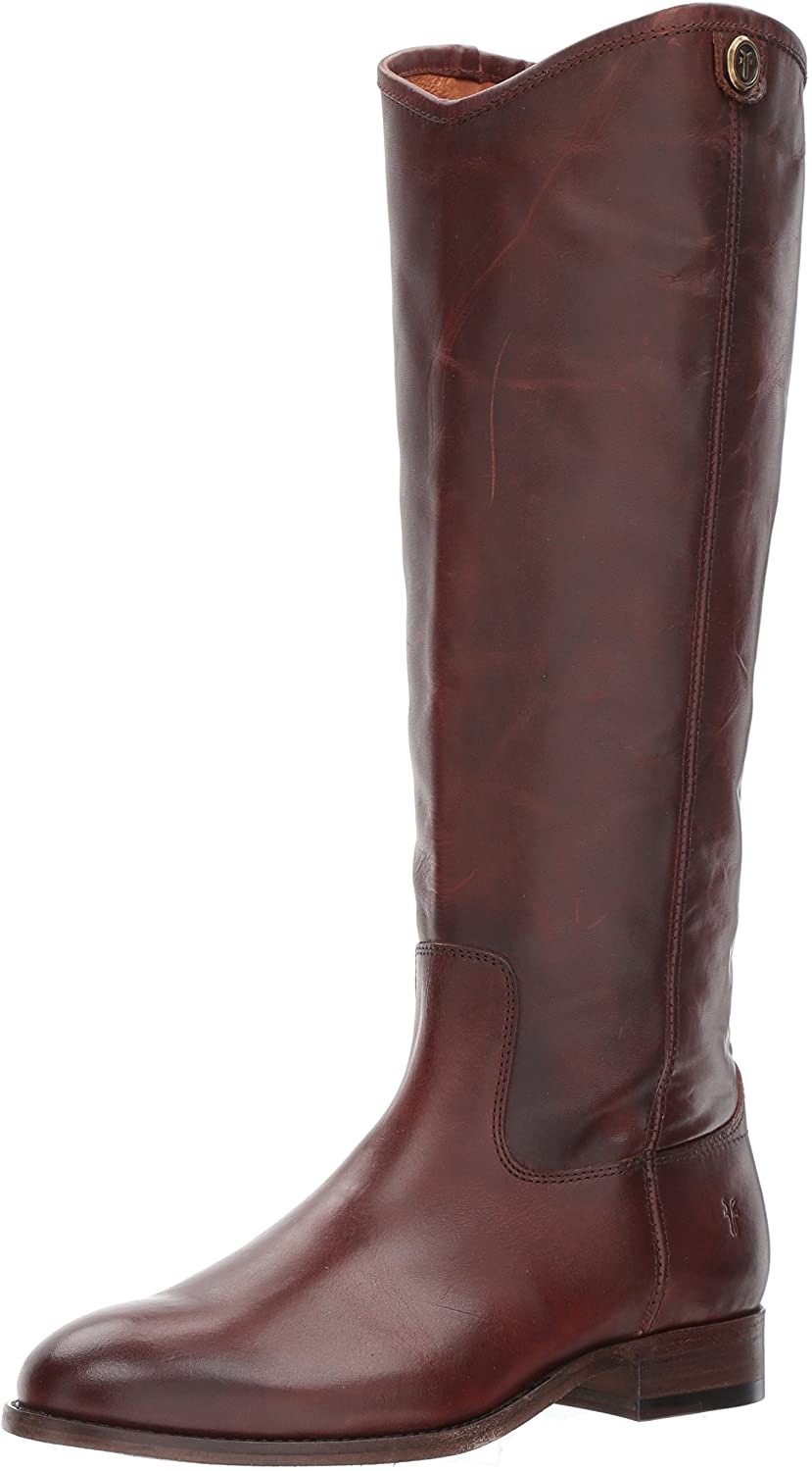 Women's Melissa Button 2 Riding Boot Redwood from front view