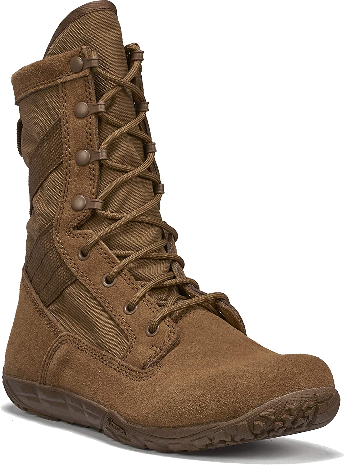 Tactical Research Men's TR105 8" Minimalist Training Boot in COYOTE Side Angle View