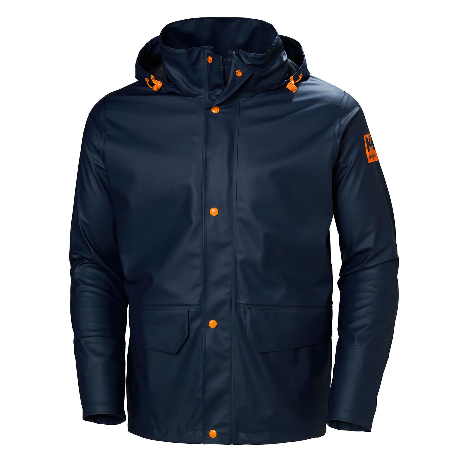 Helly Hansen Men's Gale Rain Jacket in Navy from the front