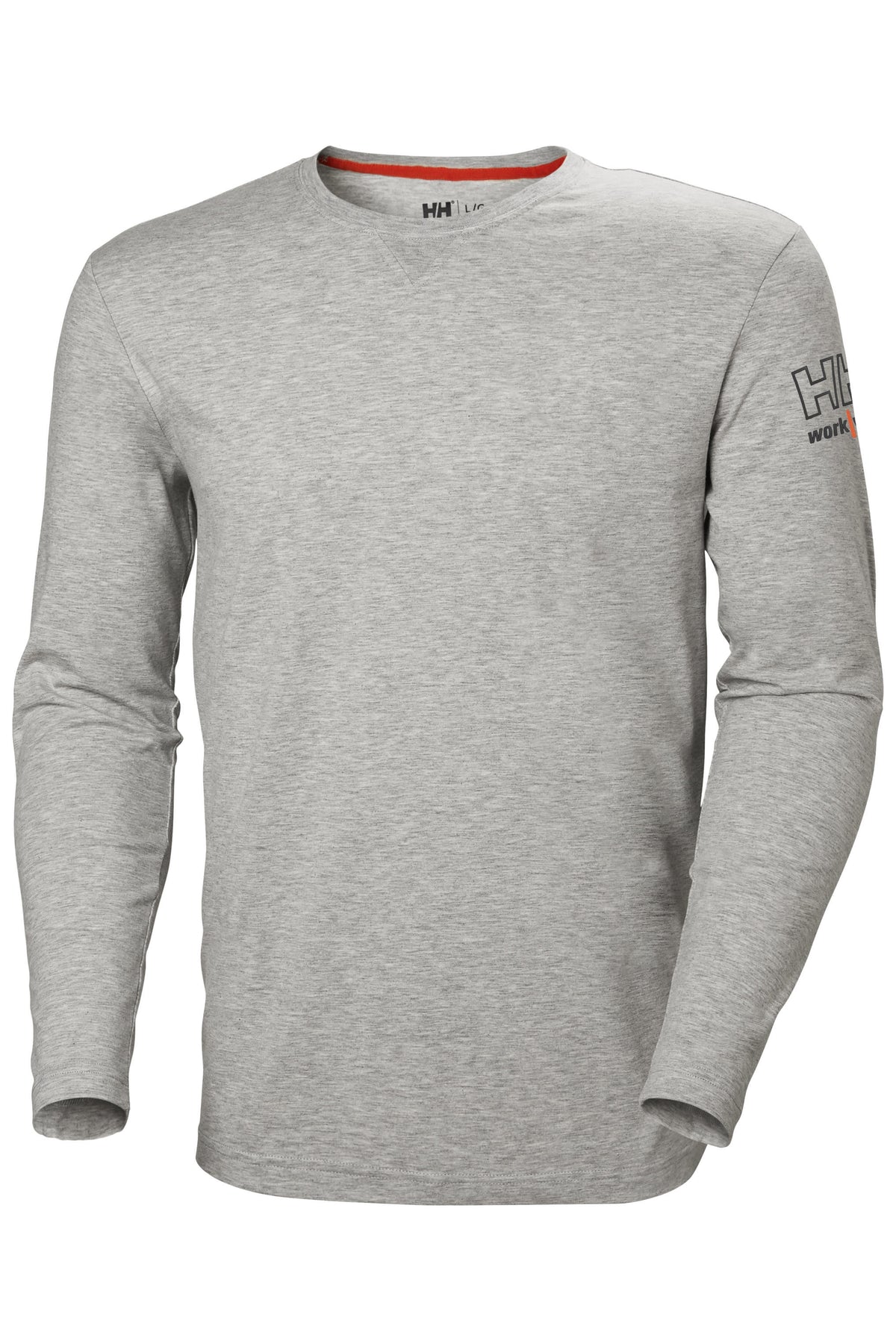 Helly Hansen Men's Kensington Longsleeve Sweaters in Grey Melange from the front