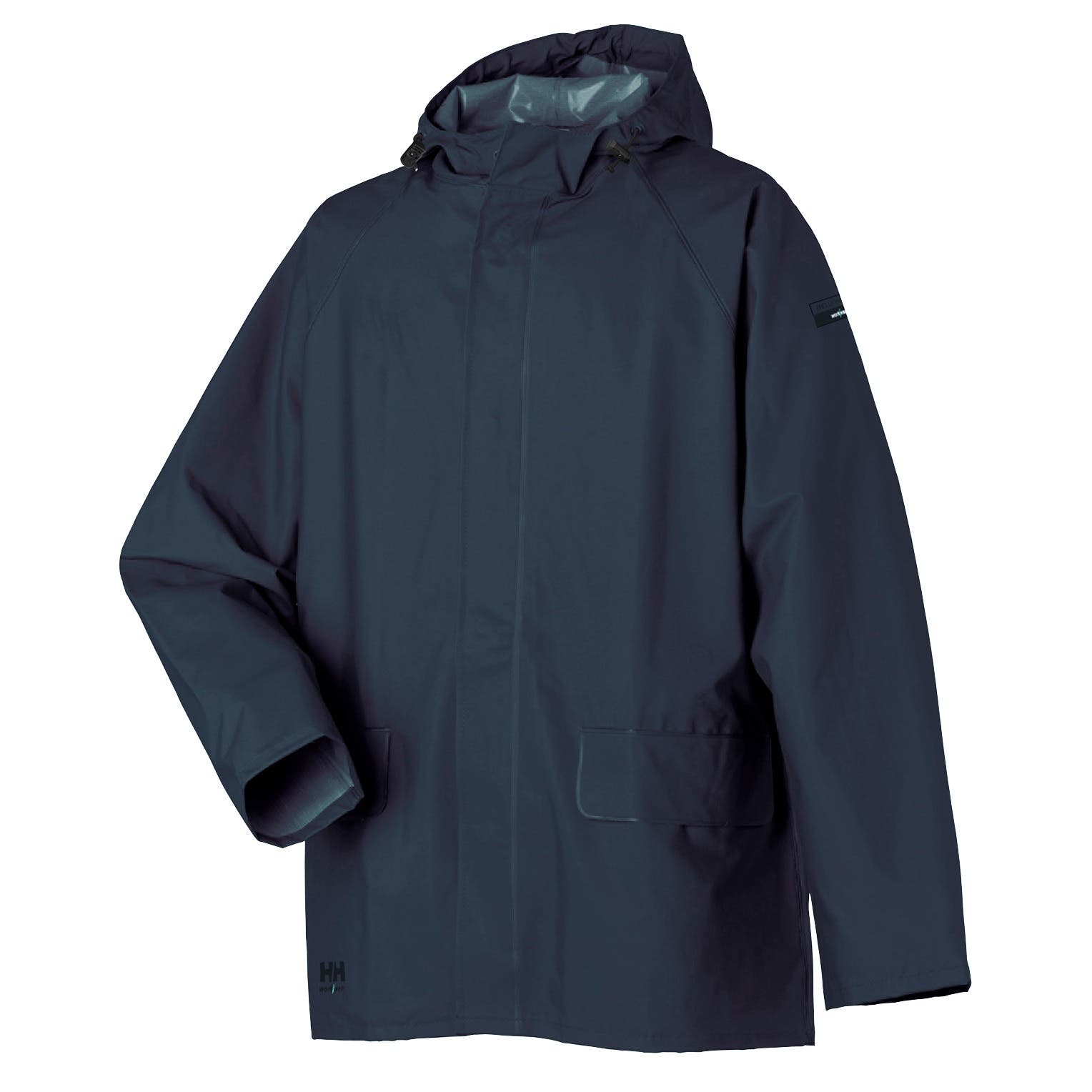 Helly Hansen Men's Mandal Rain Jacket in Classic Navy from the front