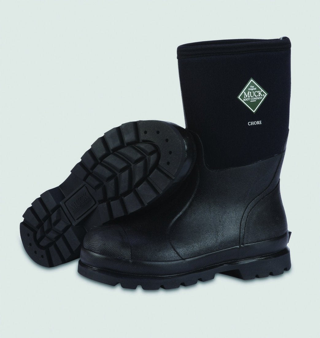 Unisex Muck Boot Chore Mid Boot in Black