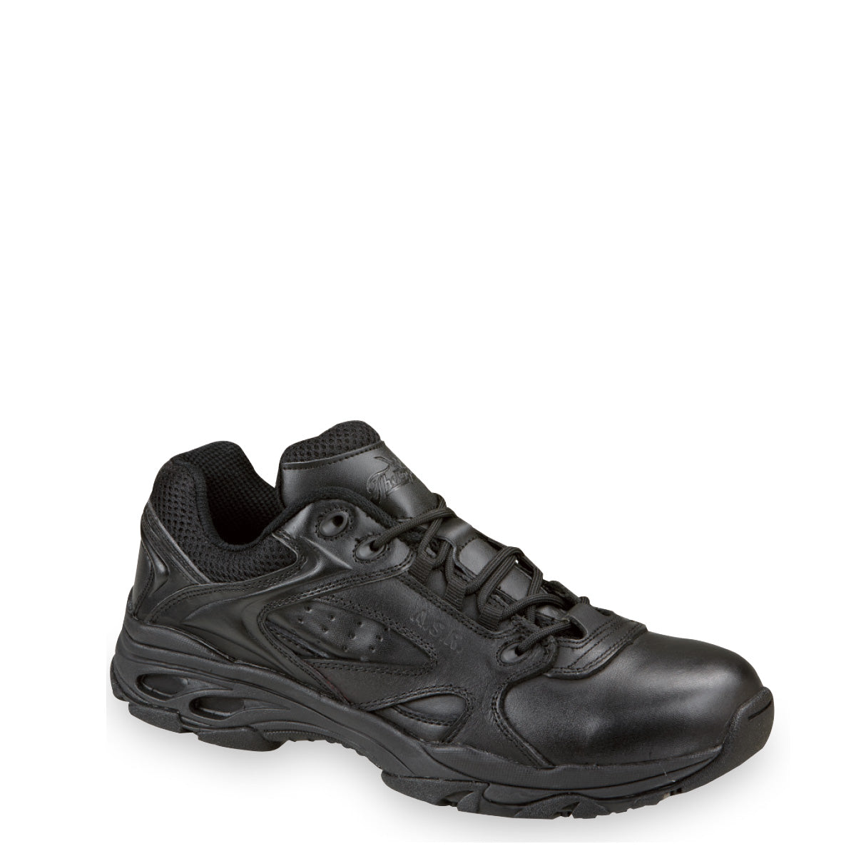 Thorogood 834-6522 Unisex Oxford ASR Non-Safety Toe Tactical Shoe in Black from the side