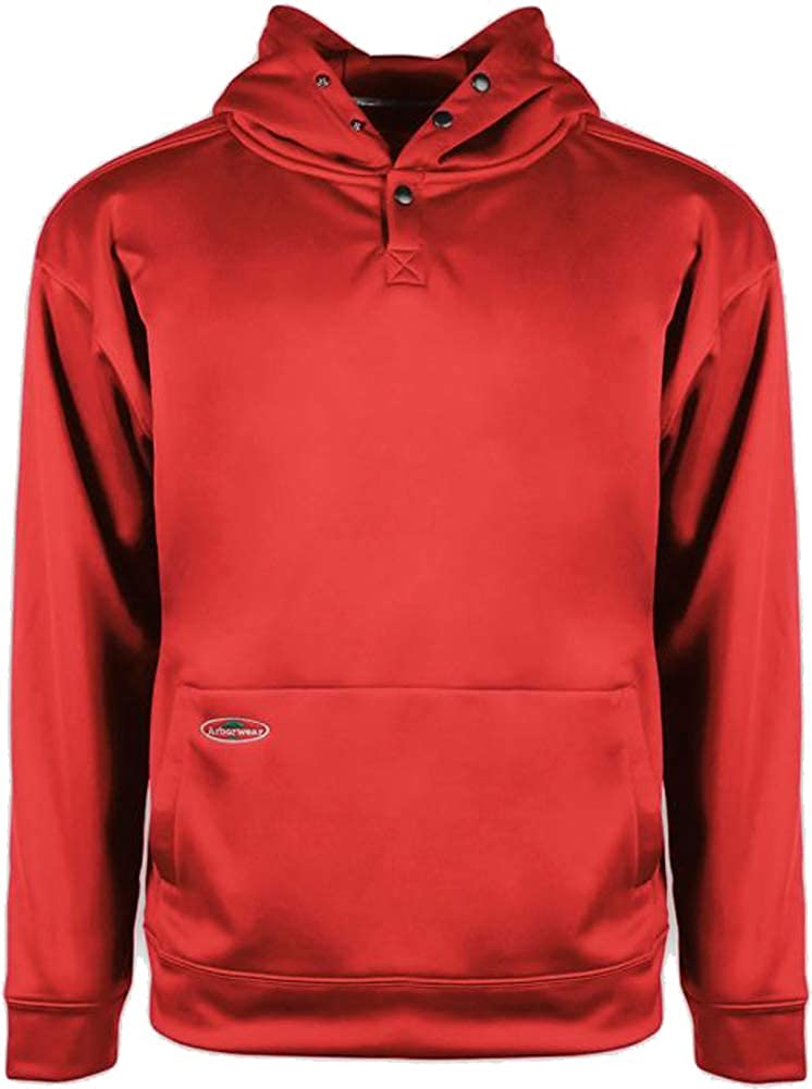 Men's Arborwear Tech Double Thick Pullover in Cardinal Red