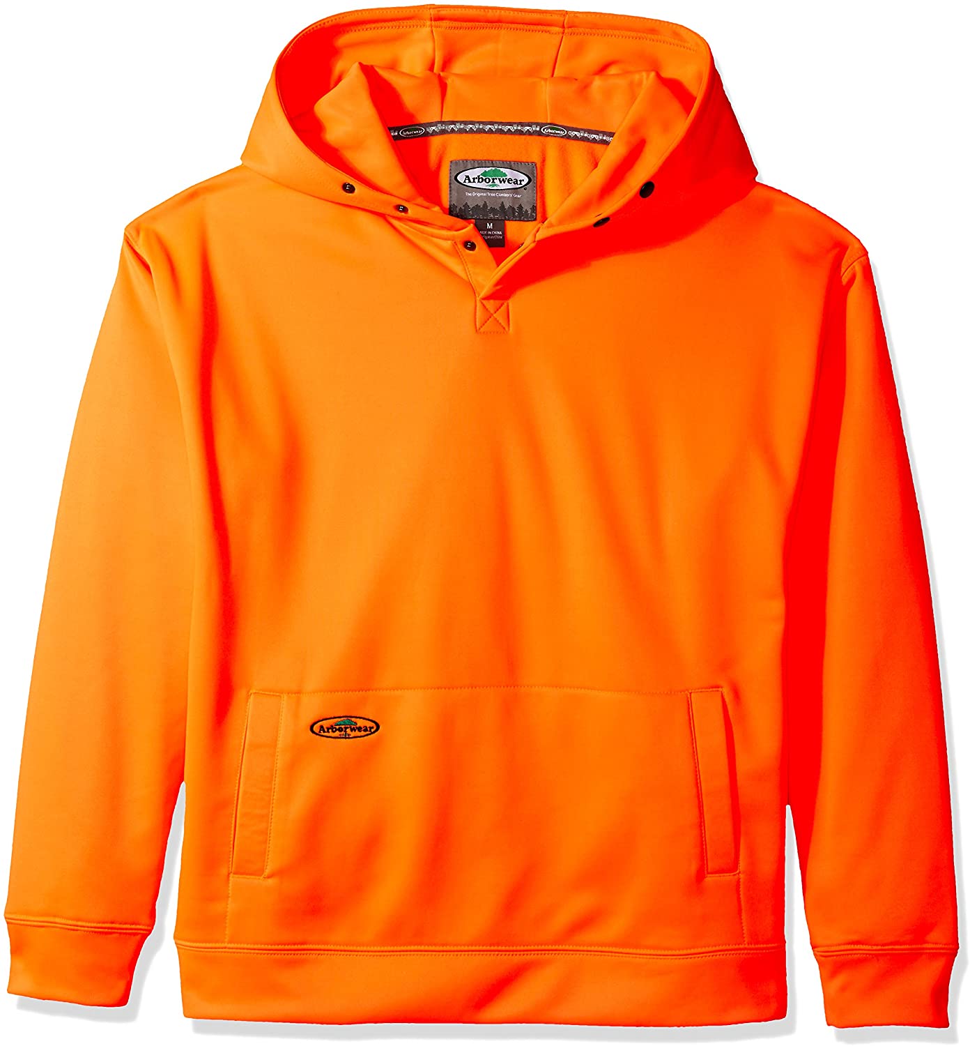 Men's Arborwear Tech Double Thick Pullover in Safety Orange