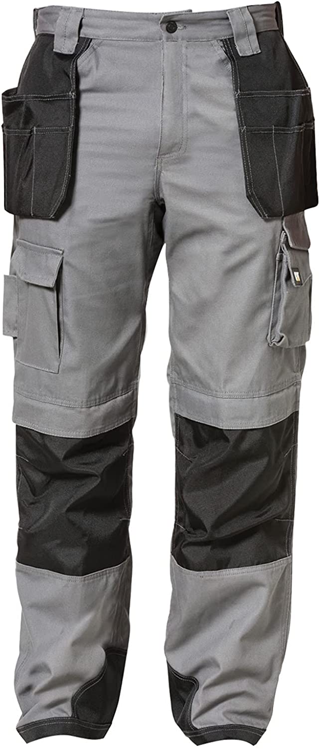 Trademark Trouser in Grey-Black view from the front