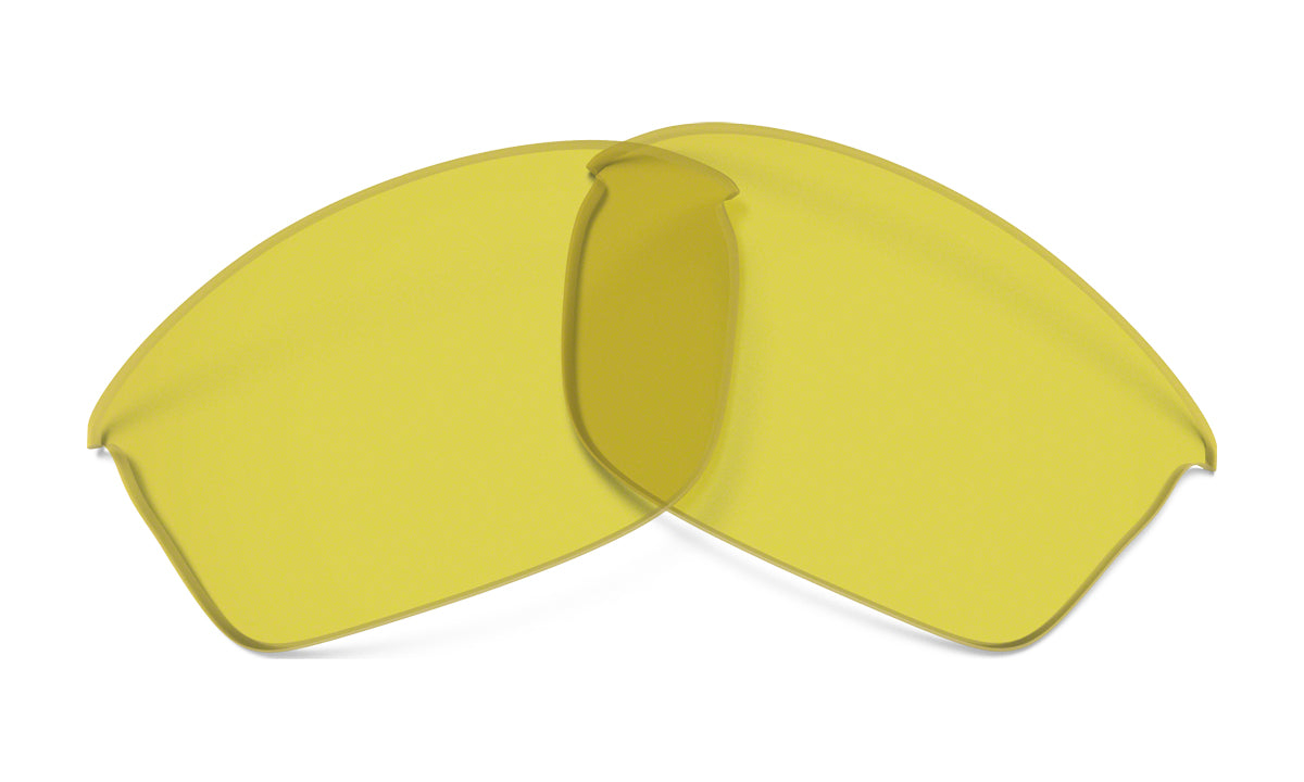 Men's Oakley Flak Jacket Replacement Lens in Yellow from the front view