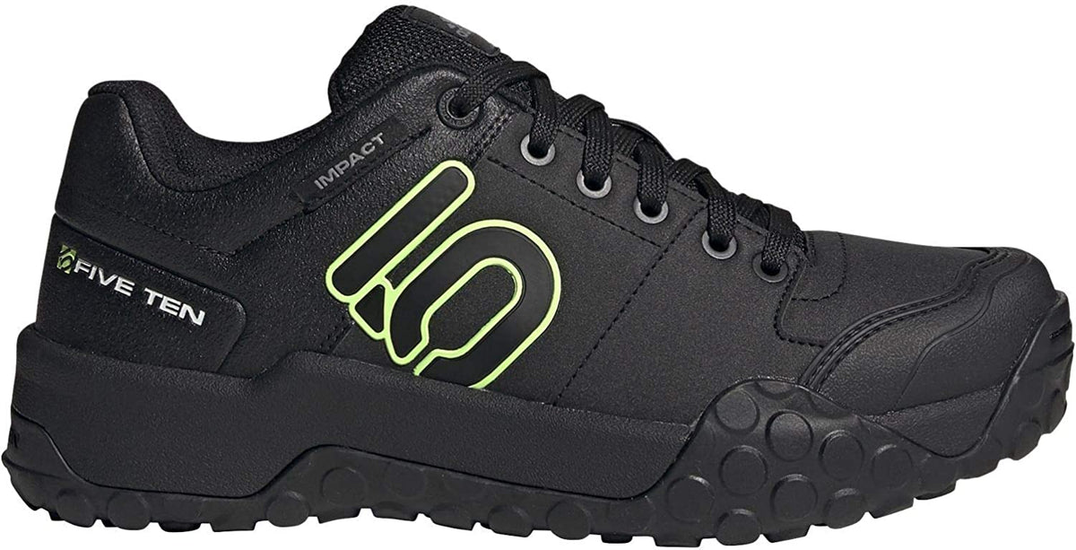 Men's Adidas Five Ten Impact Sam Hill Mountain Bike Shoe in Cblack/Siggnr/Grethr from the side