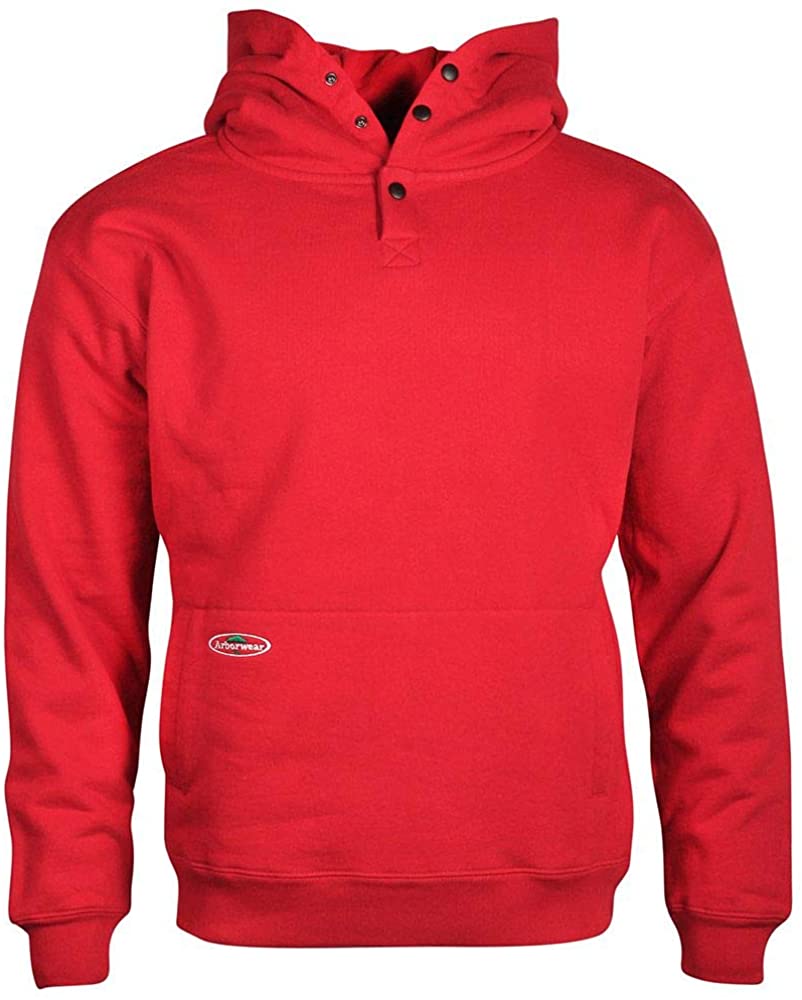 Arborwear Men's Single Thick Pullover Sweatshirt in Cardinal Red from the from