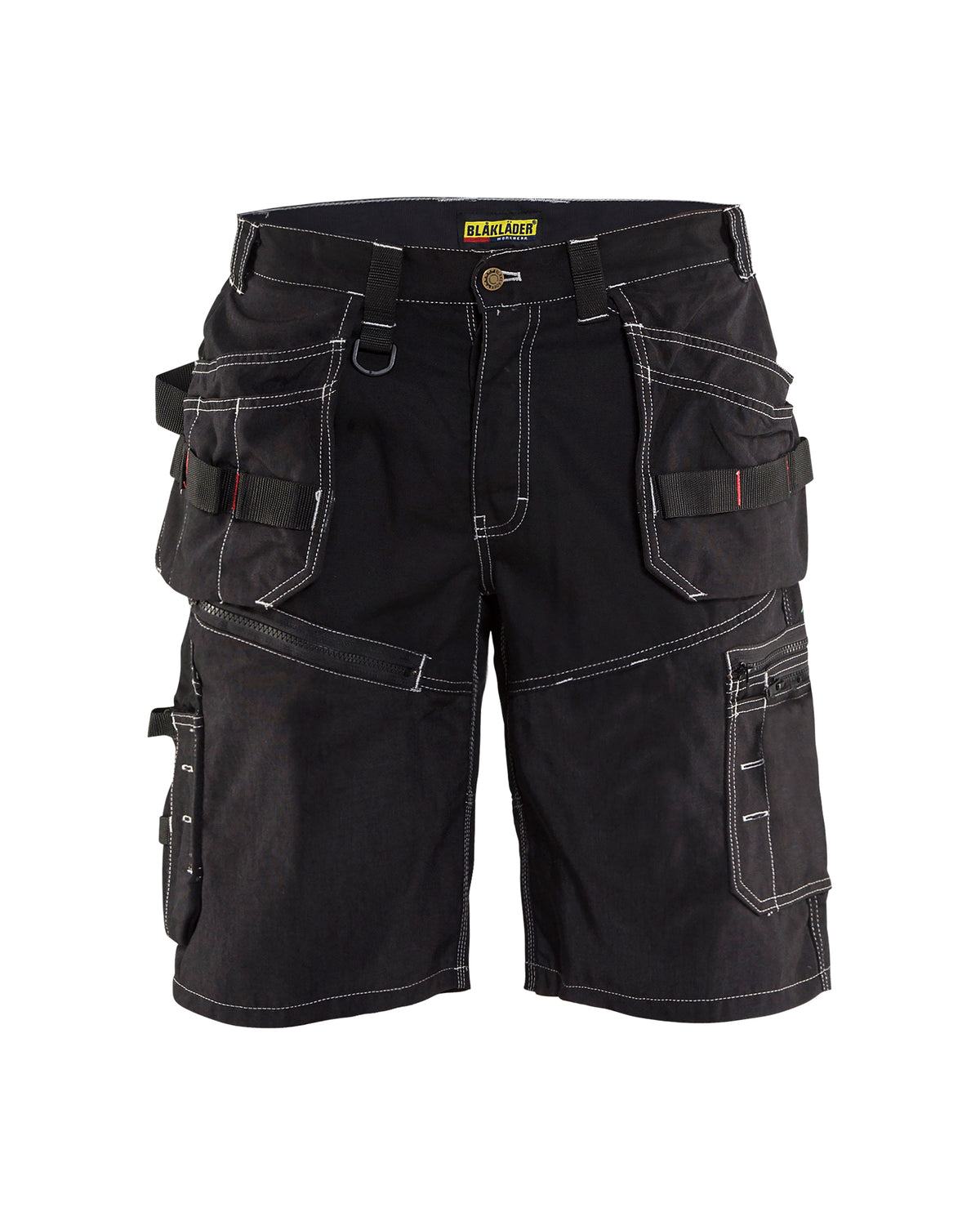 Men's Blaklader Craftsmen X1600 Short in Black Craftsmen from the front view