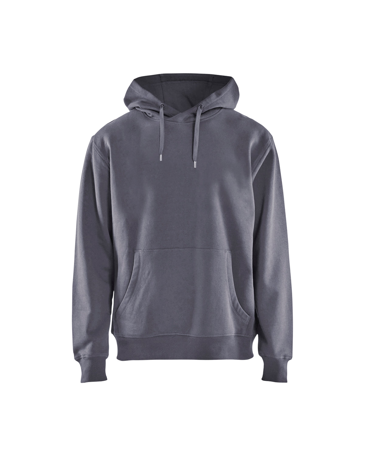 Men's Blaklader Hooded Sweatshirt in Grey Profile from the front