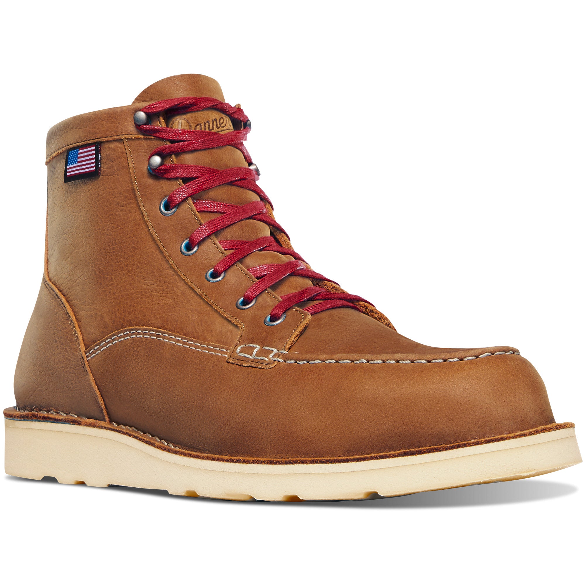 Men's Danner Bull Run Lux Lifestyle Boot  in Sunstone from the side view