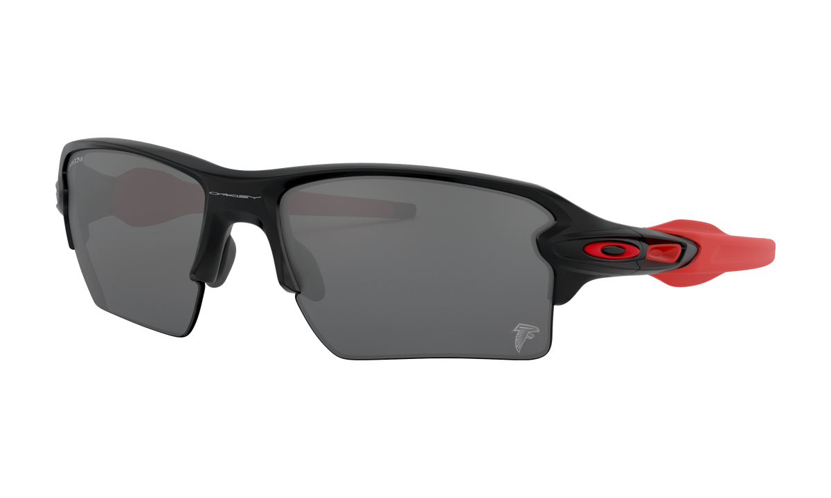 Men's Oakley Atlanta Falcons Flak 2.0 XL Sunglasses in Matte Black Prizm Black