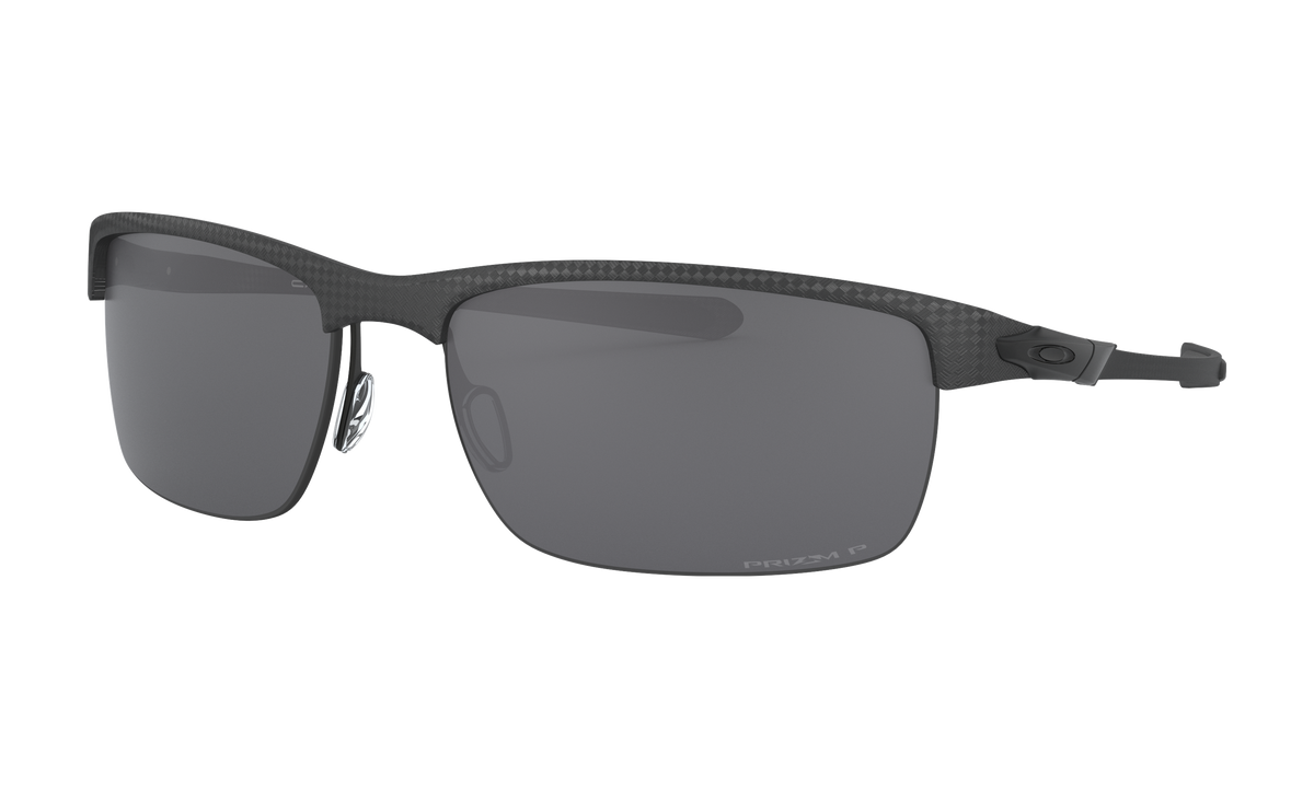 Men's Oakley Carbon Blade Sunglasses in Satin Black Prizm Black Polarized