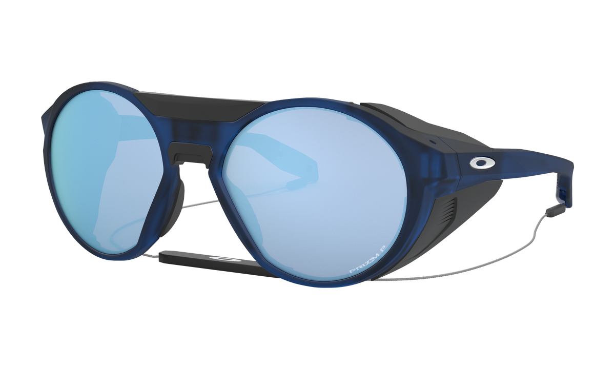 Men's Oakley Clifden Sunglasses in Matte Translucent Blue Prizm Deep Water Polarized