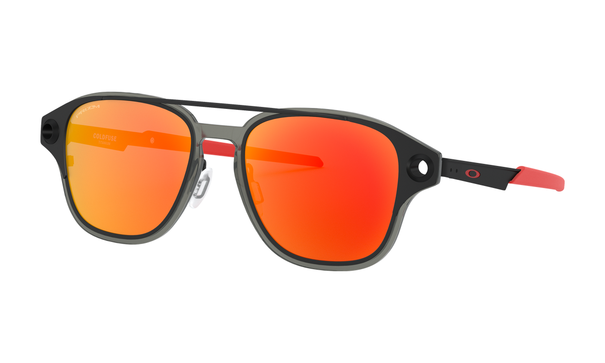 Men's Oakley Coldfuse Sunglasses in Matte Black Prizm Ruby