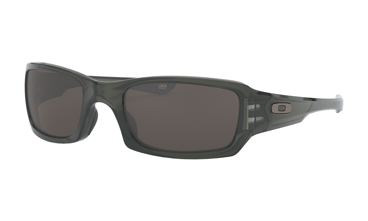 Men's Oakley Fives Squared Sunglasses in Grey Smoke Warm Grey
