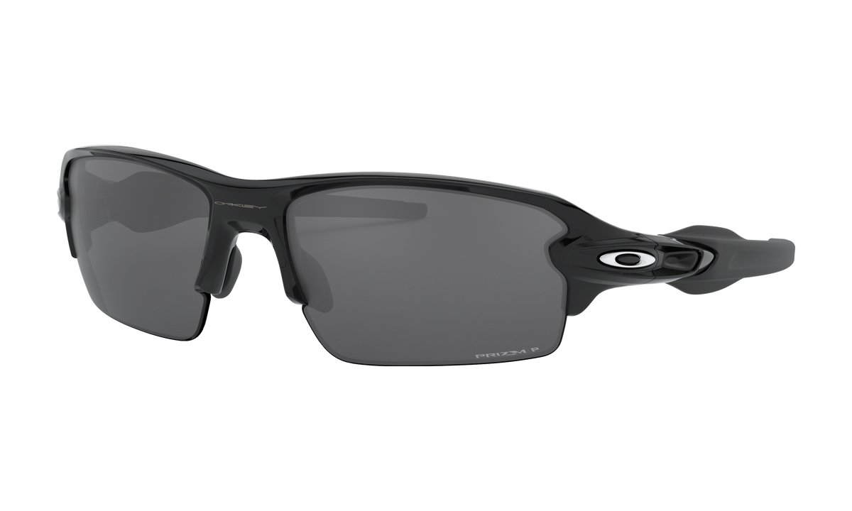 Men's Oakley Flak 2.0 (Asia Fit) Sunglasses in Polished Black Prizm Black Polarized