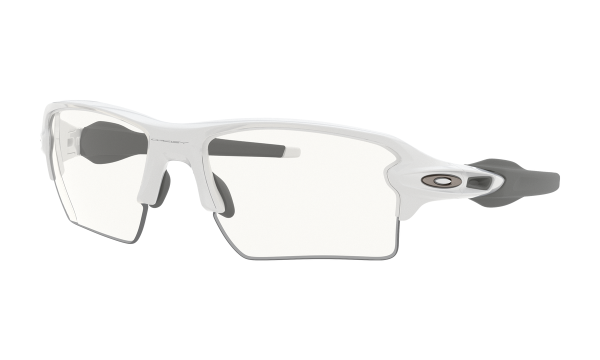 Men's Oakley Flak 2.0 XL Sunglasses in Polished White Clear