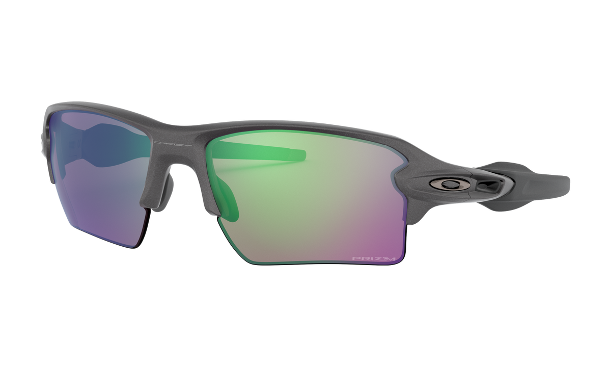 Men's Oakley Flak 2.0 XL Sunglasses in Steel Prizm Road Jade