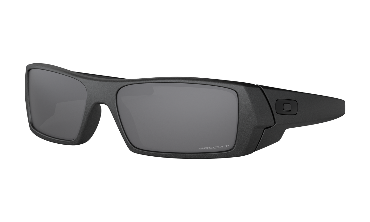 Men's Oakley Gascan Sunglasses in Steel Prizm Black Polarized