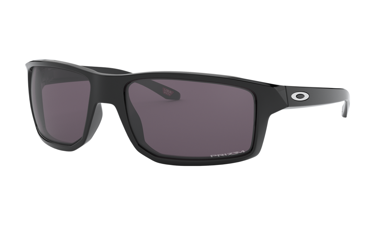 Men's Oakley Gibston Sunglasses in Polished Black Prizm Grey