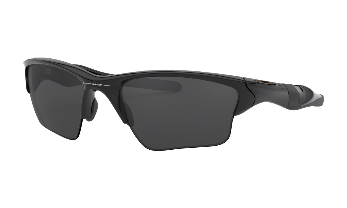 Men's Oakley Half Jacket 2.0 XL Sunglasses in Polished Black Black Iridium