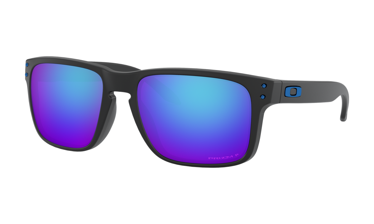 Men's Oakley Holbrook (Asia Fit) Sunglasses in Matte Black Prizm Sapphire Polarized