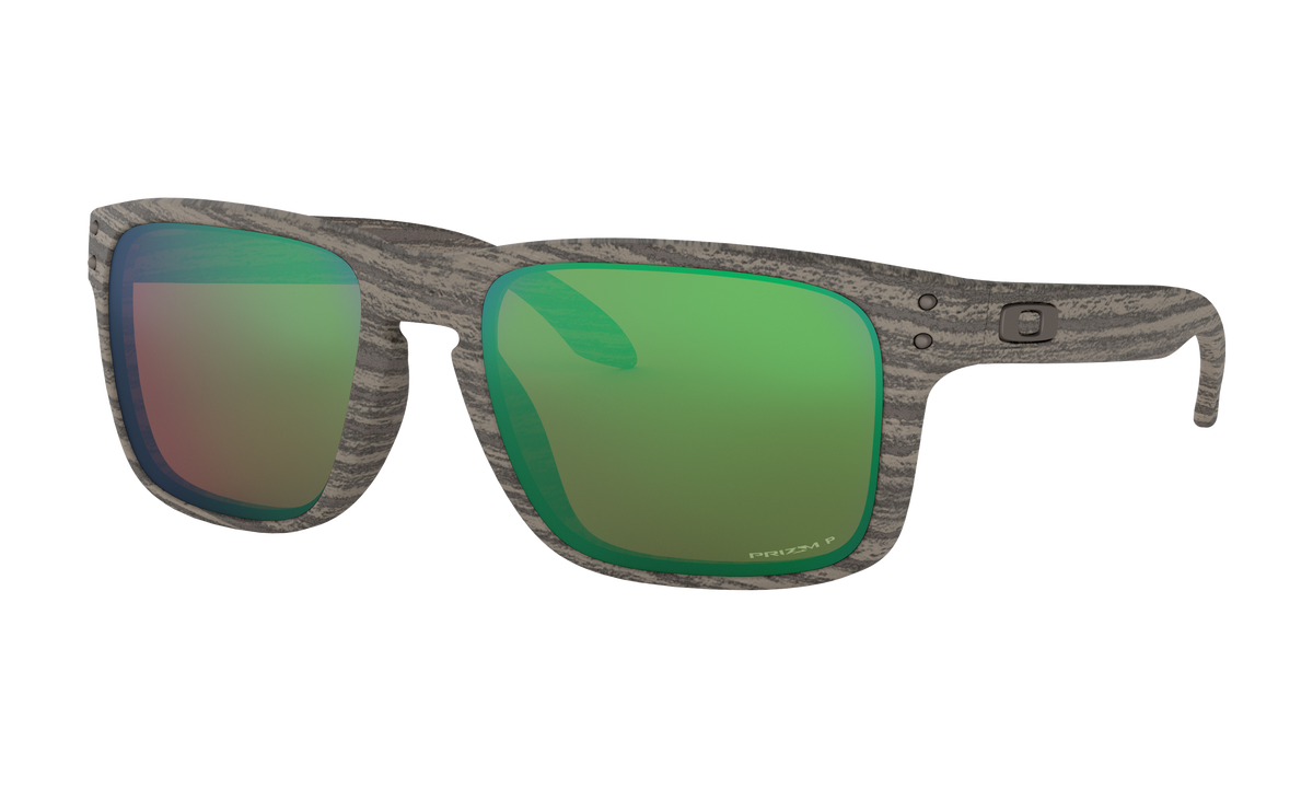 Men's Oakley Holbrook Sunglasses in Woodgrain Prizm Shallow Water Polarized