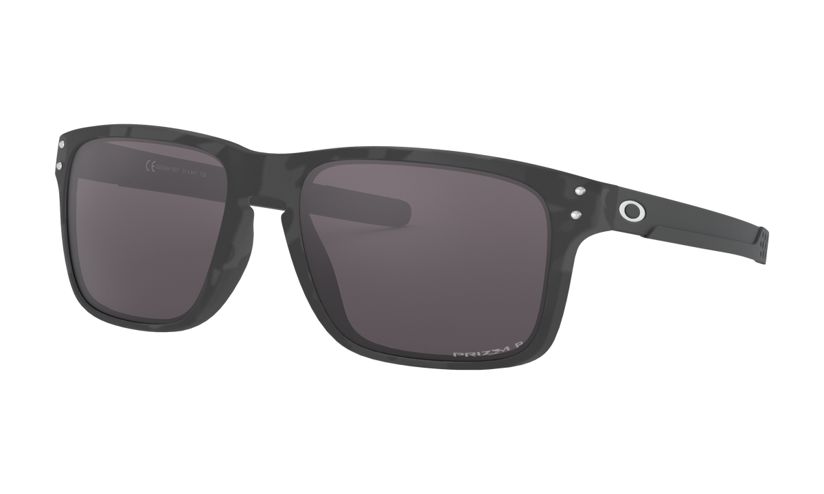 Men's Oakley Holbrook Mix Team USA Collection Sunglasses in Matte Black Camo Prizm Grey Polarized