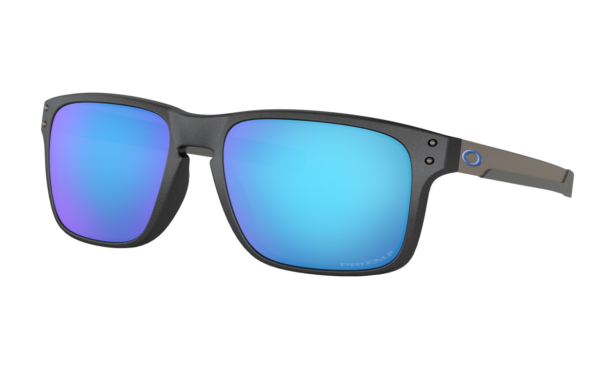 Men's Oakley Holbrook Mix Team USA Collection Sunglasses in Steel Prizm Sapphire Polarized