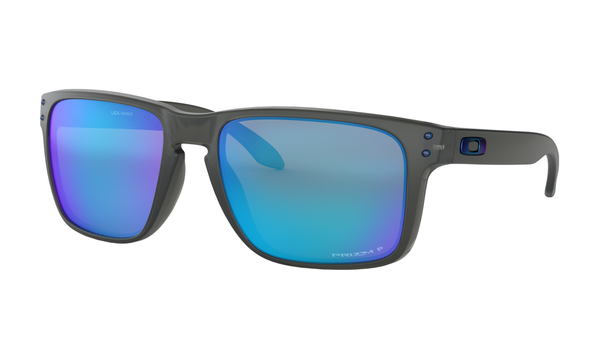 Men's Oakley Holbrook XL Sunglasses in Grey Smoke Prizm Sapphire Polarized