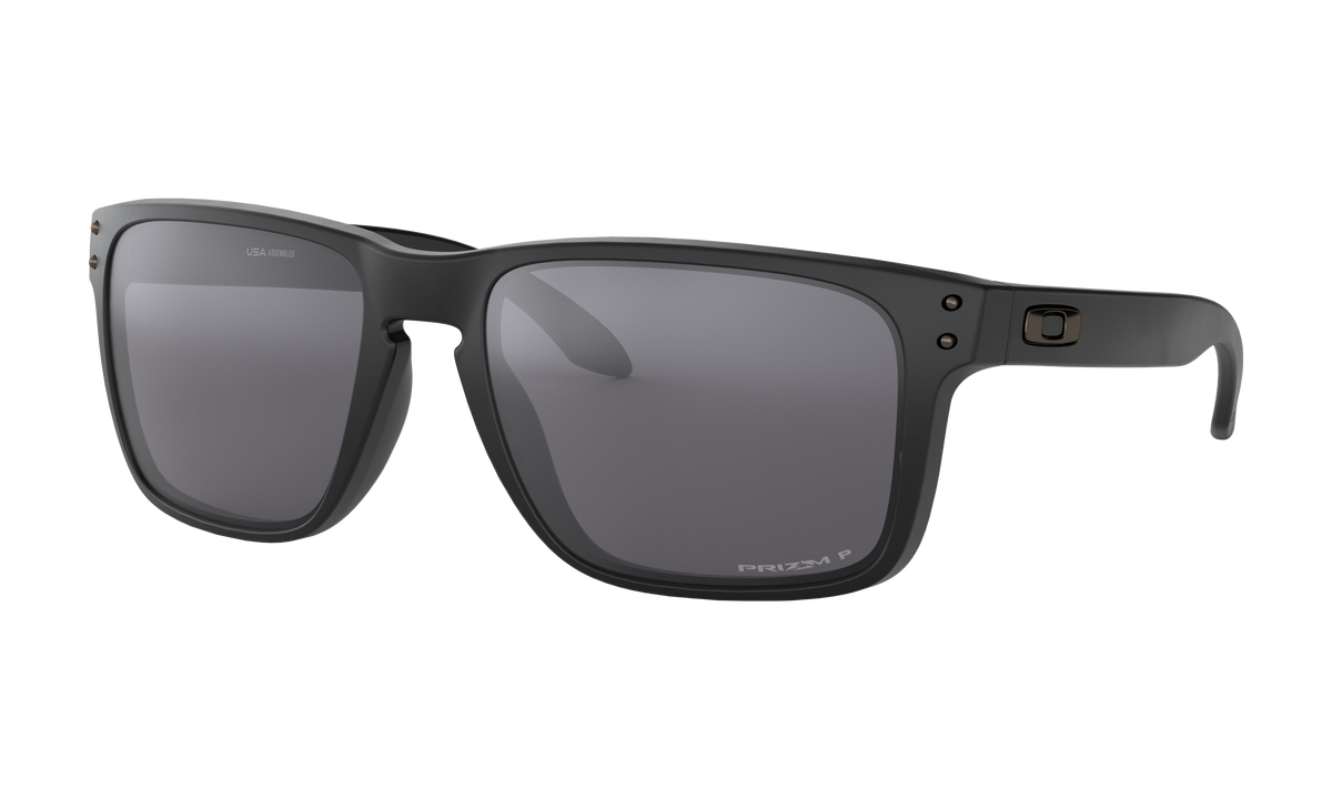 Men's Oakley Holbrook XL Sunglasses in Matte Black Prizm Black Polarized