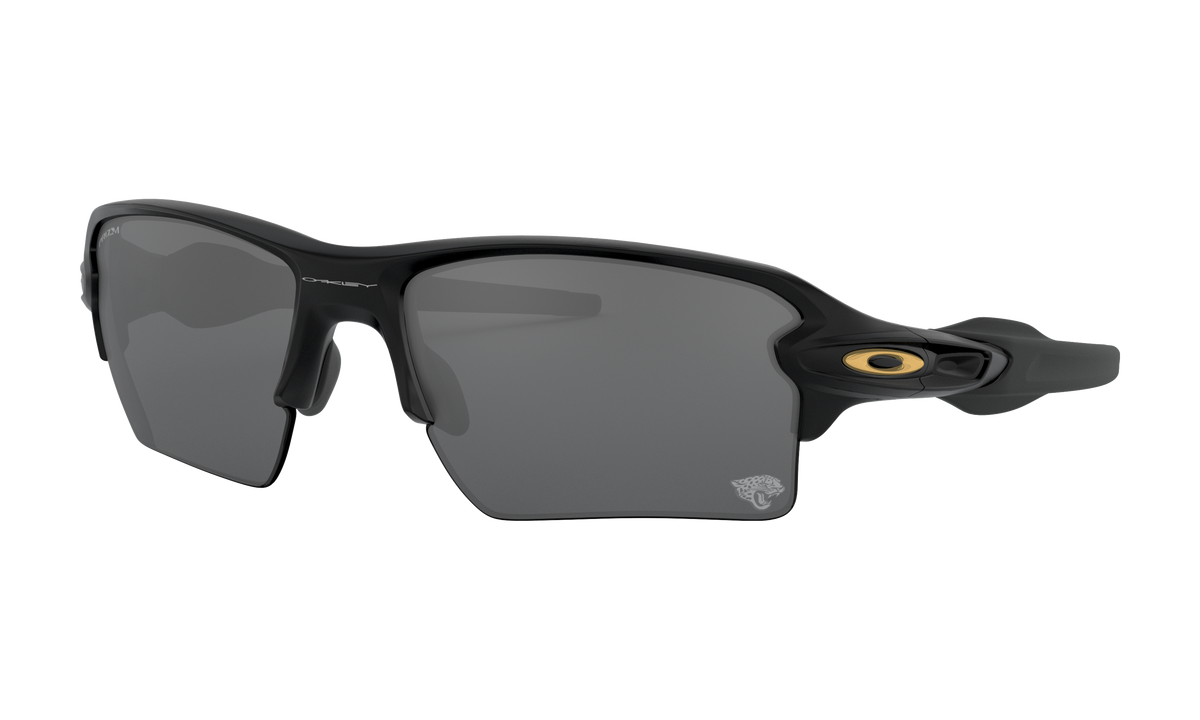 Men's Oakley Jacksonville Jaguars Flak 2.0 XL Sunglasses in Matte Black Prizm Black
