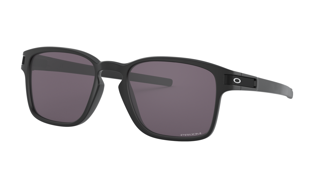 Men's Oakley Latch Sq (Asia Fit) Sunglasses in Matte Black Prizm Grey