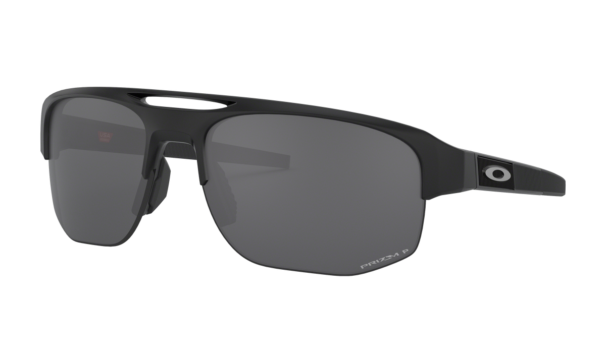 Men's Oakley Mercenary Team USA Collection Sunglasses in Matte Black Prizm Black Polarized