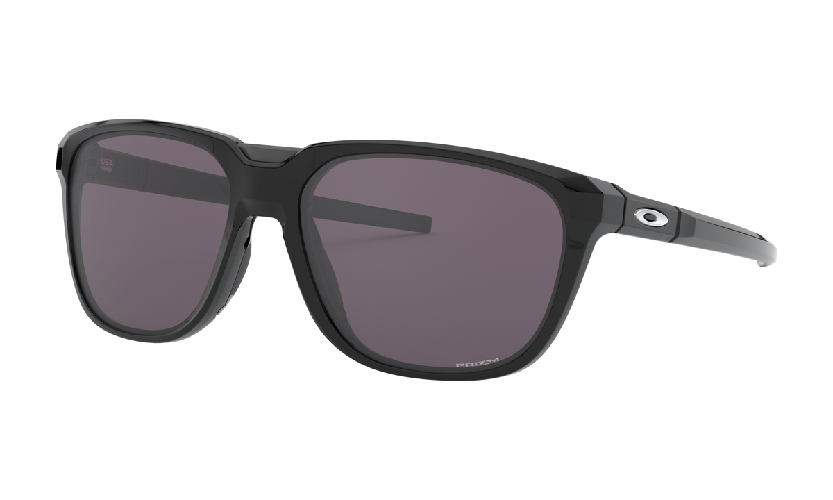 Men's Oakley Oakley Anorak Sunglasses in Polished Black Prizm Grey