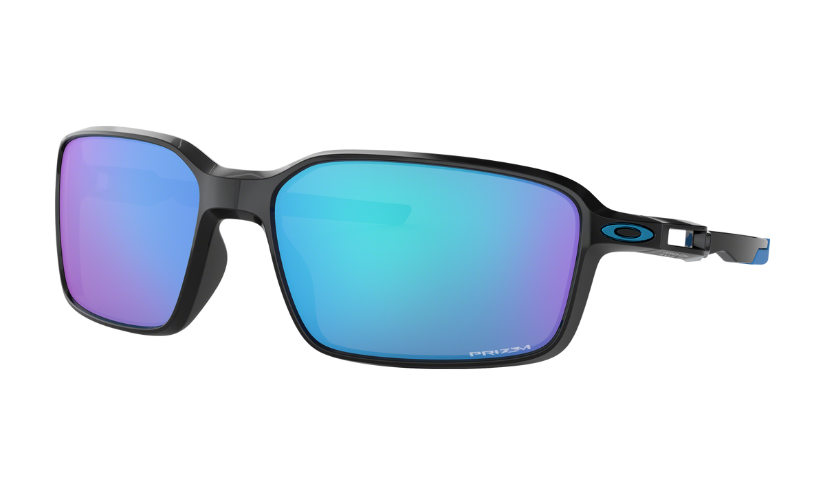 Men's Oakley Siphon Sunglasses in Polished Black Prizm Sapphire