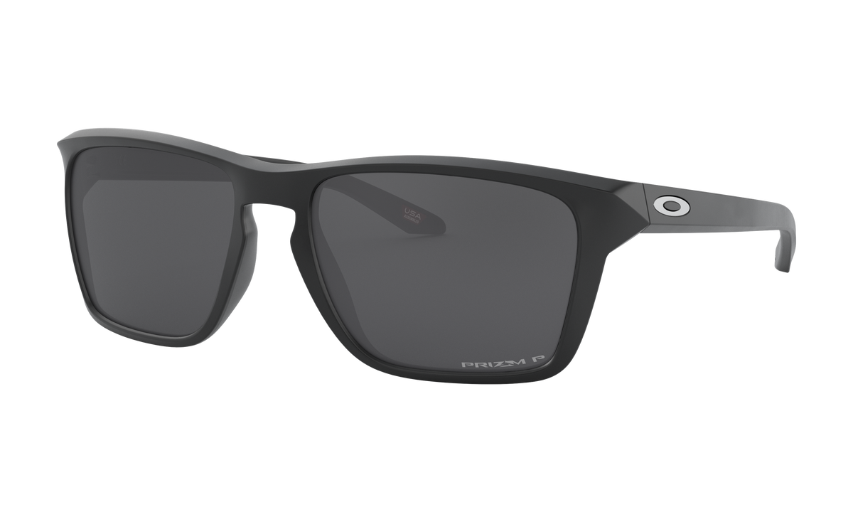 Men's Oakley Sylas Sunglasses in Matte Black Prizm Black Polarized