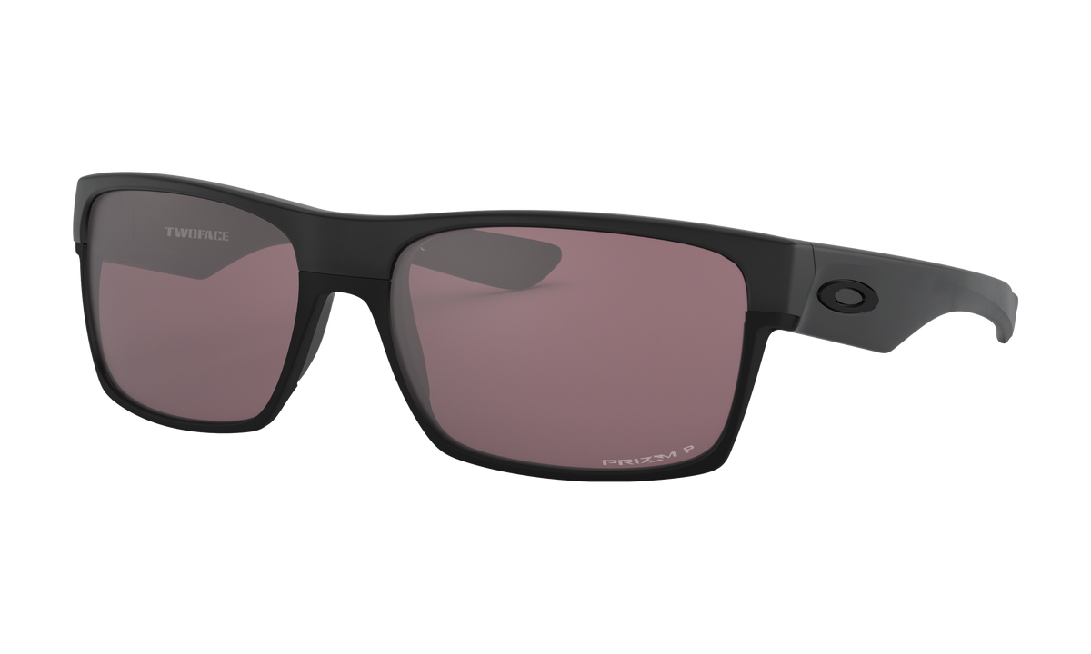 Men's Oakley Twoface Sunglasses in Matte Black Prizm Daily Polarized