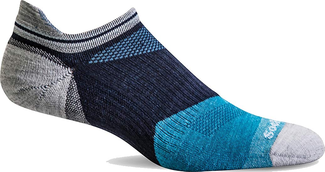 Men's Sockwell Flash Micro Moderate Compression Sock in Navy