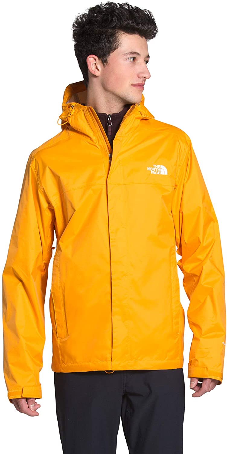 Men's The North Face Venture 2 Jacket in Summit Gold from the front