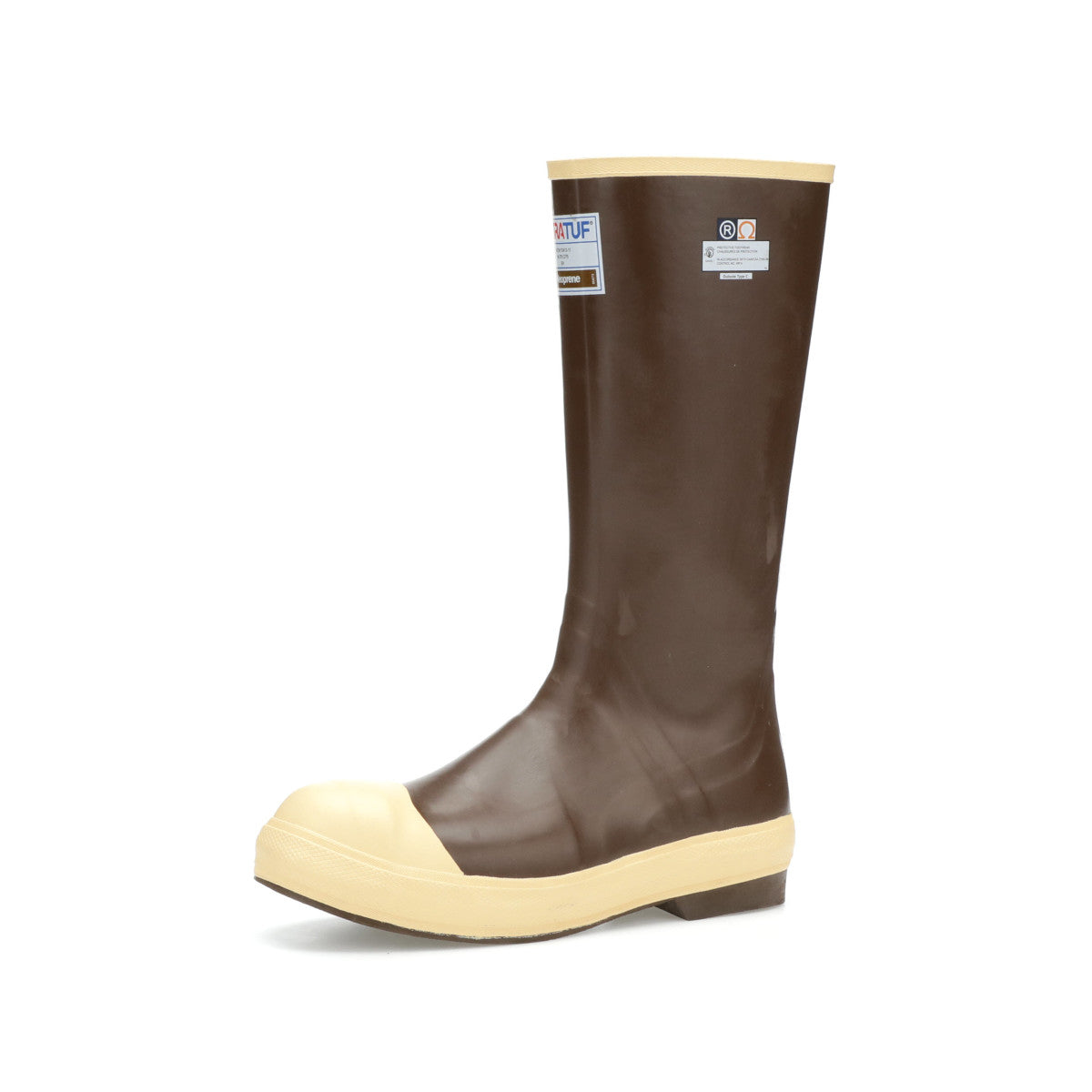 Men's Xtratuf Legacy 15" Steel Toe Fishing Boot in Copper/Tan from the side