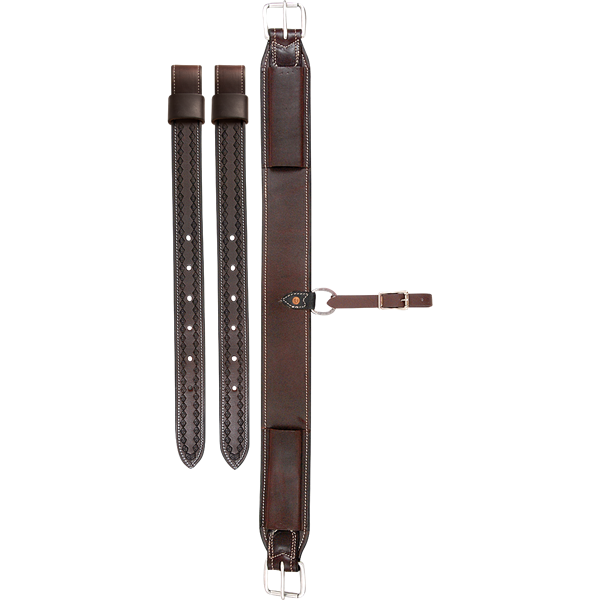 Unisex Cashel Flank Cinch Assembly Strap Chocolate