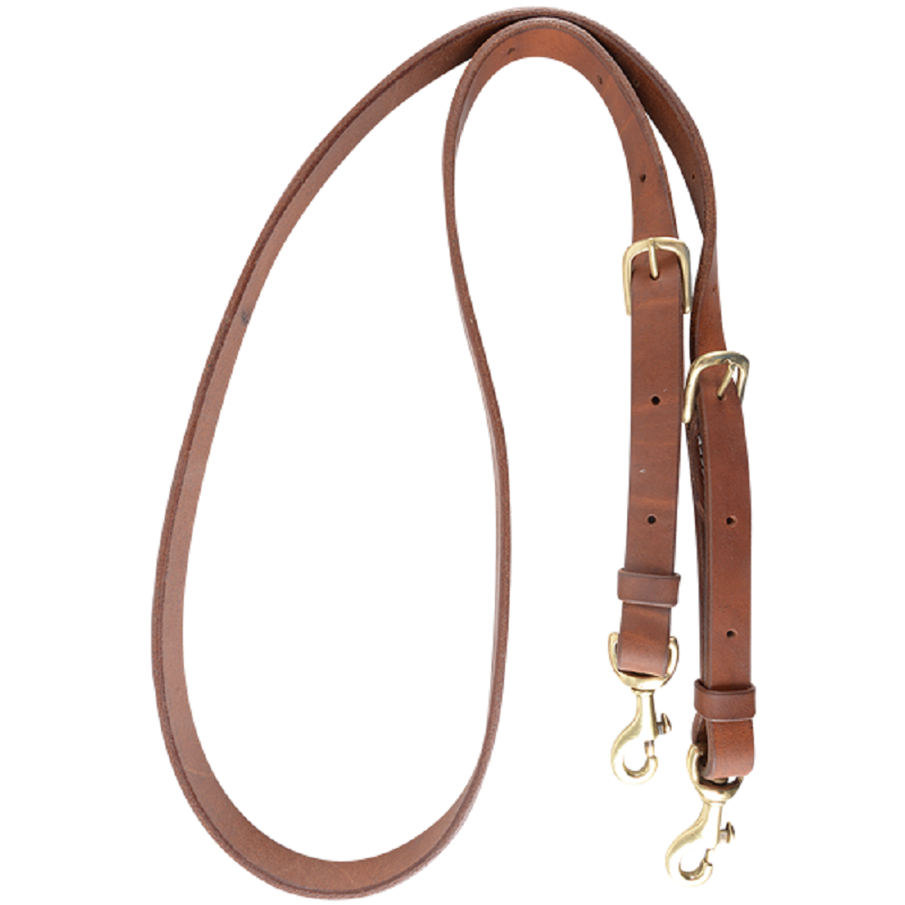 Unisex Cashel Speed Reins Flat Strap Brown