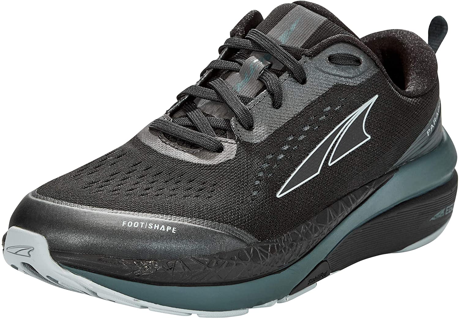 Altra Women's Paradigm 5 Road Running Shoe in Black from the side